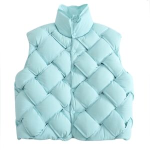 Bottega Veneta Intrecciato down gilet, XL
